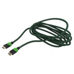Cablu HDMI 2.0 Textil 3m | Electronic-mag.ro | Componente Electronice
