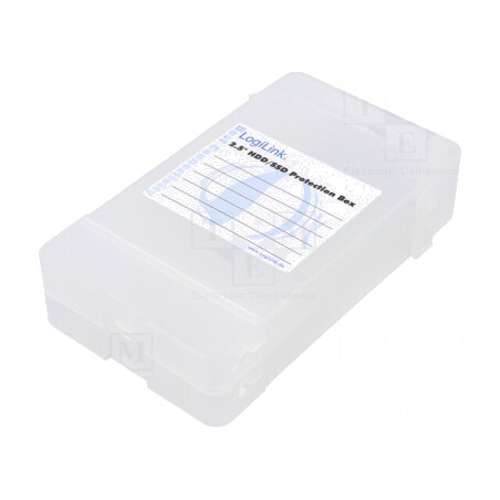 Carcasă hard disc 2,5" plastic alb | Electronic-mag.ro | Componente Electronice