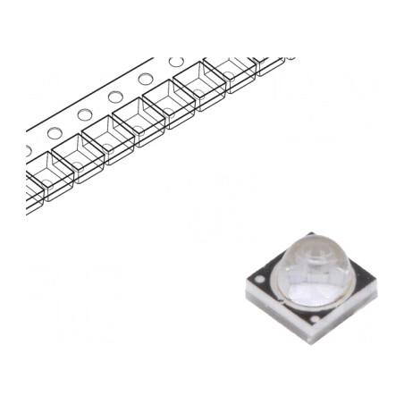 LED UV 3W 700mA 365-370nm | Electronic-mag.ro | Componente Electronice