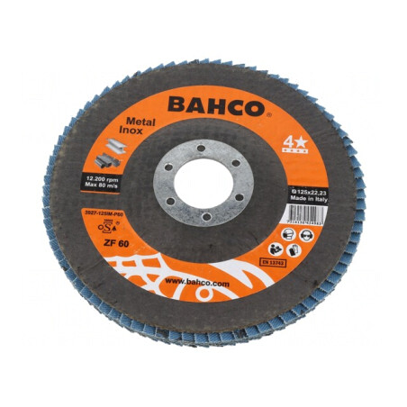 Disc șlefuitor cu lambouri 125mm 22,23mm Clasa 4* | Electronic-mag.ro | Componente Electronice