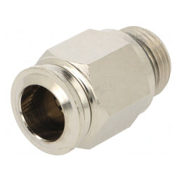 Racord Push-in Alamă Nichelată 3/8" 20bar | Electronic-mag.ro | Componente Electronice