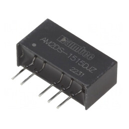 Convertor DC/DC 2W 15V/-15V 13,5-16,5V | Electronic-mag.ro | Componente Electronice