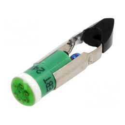 Lampă LED de Control Verde 24VDC Plastic | Electronic-mag.ro | Componente Electronice
