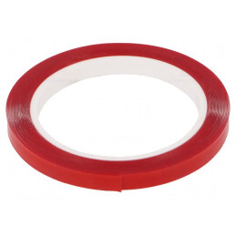 Banda dublu adezivă acrilică 9mm x 5,5m | Electronic-mag.ro | Componente Electronice
