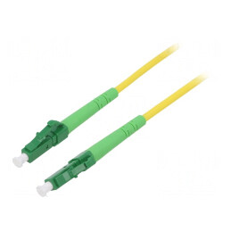 Patch cord fibră optică OS2 LC/APC 2m LSZH | Electronic-mag.ro | Componente Electronice