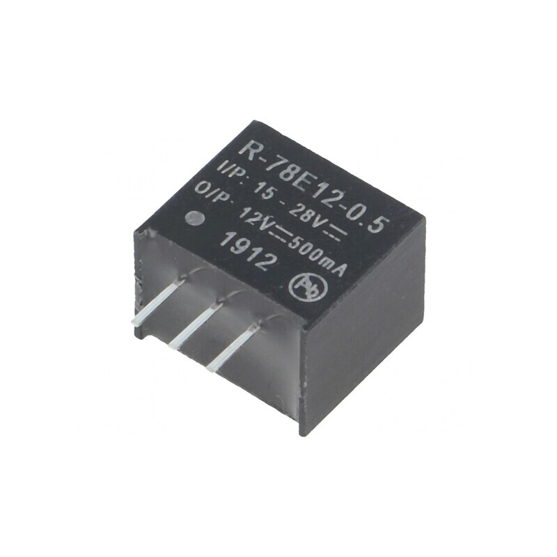 Convertor DC/DC 6W 15-28V la 12V 0.5A SIP3 | Electronic-mag.ro | Componente Electronice Convertor DC/DC 6W 15-28V la 12V 0.5A SIP3 | Electronic-mag.ro | Componente Electronice