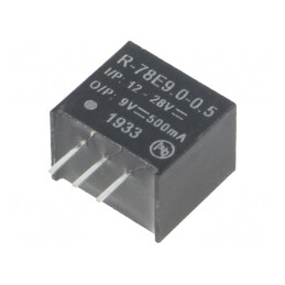 Convertor DC/DC 12-28V la 9V 0.5A 4.5W SIP3 | Electronic-mag.ro | Componente Electronice