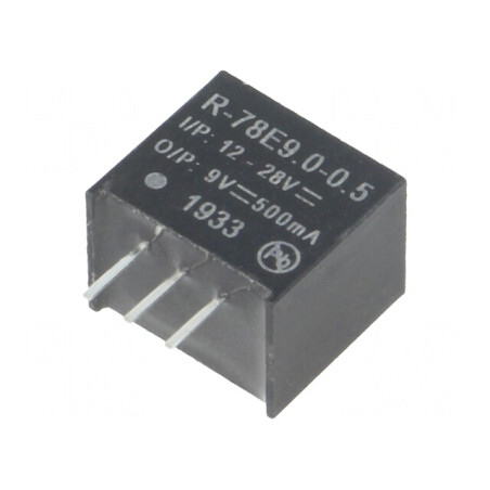Convertor DC/DC 12-28V la 9V 0.5A 4.5W SIP3 | Electronic-mag.ro | Componente Electronice