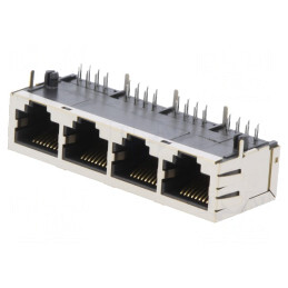 Soclu RJ45 Cat 5 8p8c | Electronic-mag.ro | Componente Electronice