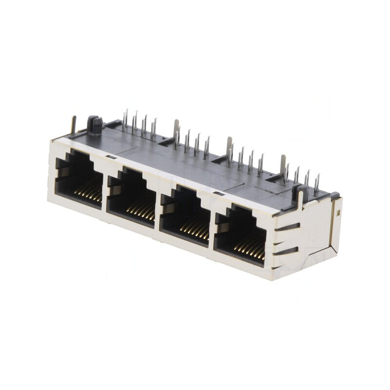 Soclu RJ45 Cat 5 8p8c | Electronic-mag.ro | Componente Electronice