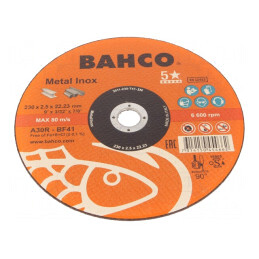 Disc de tăiere 230mm 22,23mm 2,5mm 5* | Electronic-mag.ro | Componente Electronice