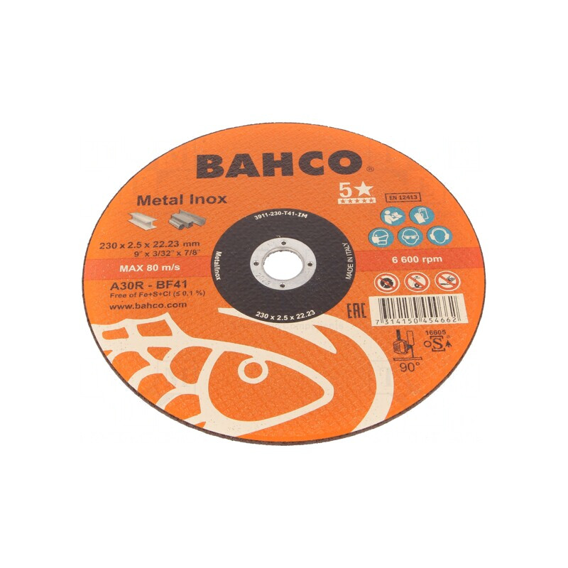 Disc de tăiere 230mm 22,23mm 2,5mm 5* | Electronic-mag.ro | Componente Electronice