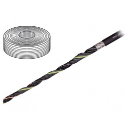 Cablu de control chainflex CF891 4G0,75mm2 negru Cu | Electronic-mag.ro | Componente Electronice