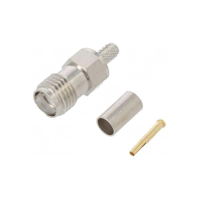 Mufă SMA feminină 50Ω PTFE | Electronic-mag.ro | Componente Electronice