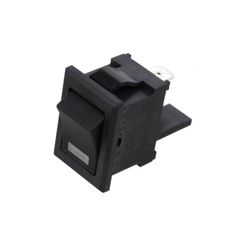 Comutator Basculant ON-OFF cu LED Negru 10A/125VAC | Electronic-mag.ro | Componente Electronice
