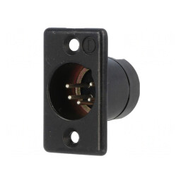 Soclu XLR Tată 5 Pin pentru Lipire | Electronic-mag.ro | Componente Electronice