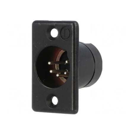 Soclu XLR Tată 5 Pin pentru Lipire | Electronic-mag.ro | Componente Electronice