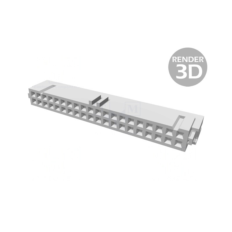 Mufă IDC Mamă 40 PIN pentru Cablu-Bandă 1,27mm | Electronic-mag.ro | Componente Electronice Mufă IDC Mamă 40 PIN pentru Cablu-Bandă 1,27mm | Electronic-mag.ro | Componente Electronice