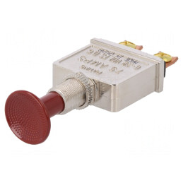 Comutator Push-Pull 75A 12VDC Negru Fără Iluminare | Electronic-mag.ro | Componente Electronice