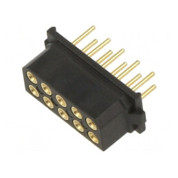 Conector Mamă PCB-Cablu Datamate 2mm 10 PIN 800V THT