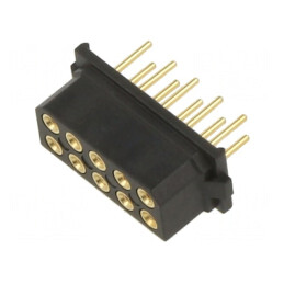 Conector Mamă PCB-Cablu Datamate 2mm 10 PIN 800V THT | Electronic-mag.ro | Componente Electronice