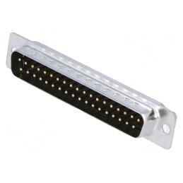 Mufă D-Sub 37 pini tată cablu lipire aurit | Electronic-mag.ro | Componente Electronice