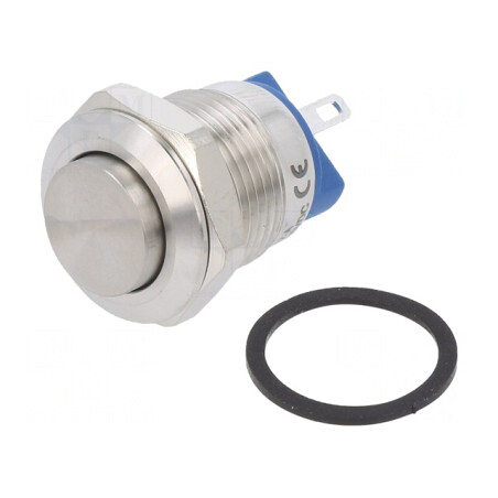 Comutator anti-vandalism 2A/36VDC IP65 Ø12mm | Electronic-mag.ro | Componente Electronice
