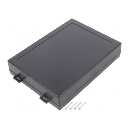 Carcasă universală ABS neagră IP54 109x147x32.6mm | Electronic-mag.ro | Componente Electronice