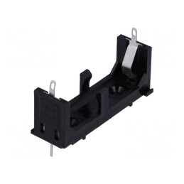 Suport Baterie AA Negru pentru Lipire | Electronic-mag.ro | Componente Electronice