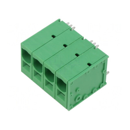 Regletă de conexiuni pentru PCB 10mm 4 piste | Electronic-mag.ro | Componente Electronice
