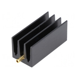 Radiator cu Aripioare TO220 Negru 35mm x 16mm | Electronic-mag.ro | Componente Electronice
