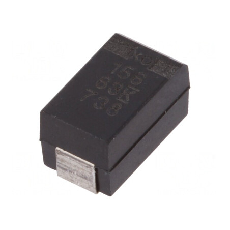 Condensator Tantal Polimer Low ESR 15uF 63V SMD | Electronic-mag.ro | Componente Electronice