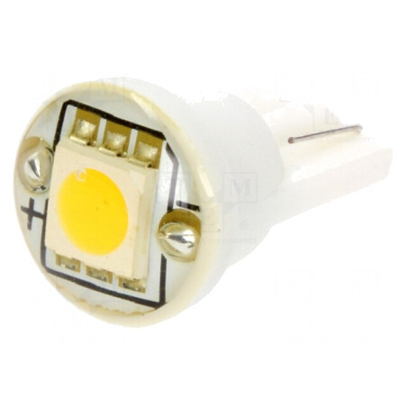 Lampă LED T10 W5W Alb Cald 12V 18lm 0.24W | Electronic-mag.ro | Componente Electronice