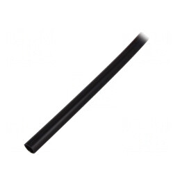 Manşon termocontractabil cu adeziv 9mm negru 1m | Electronic-mag.ro | Componente Electronice