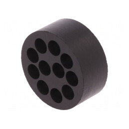 Insert Presetupă 8mm M50 IP54 Cauciuc NBR 11 Orificii | Electronic-mag.ro | Componente Electronice