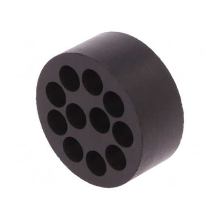 Insert Presetupă 8mm M50 IP54 Cauciuc NBR 11 Orificii | Electronic-mag.ro | Componente Electronice