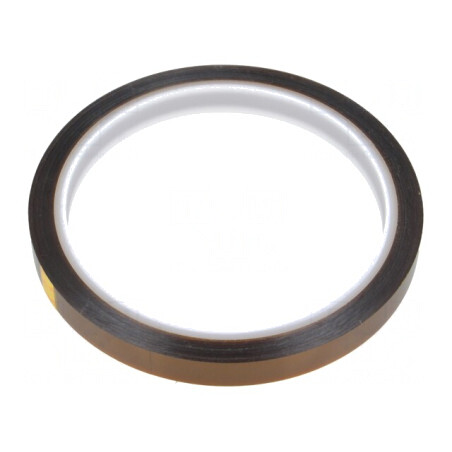 Bandă pentru temperaturi ridicate 0,07mm 50% ambră 230°C | Electronic-mag.ro | Componente Electronice
