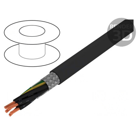 Cablu ÖLFLEX CLASSIC 115 CY BK 5G1mm2 PVC Negru 300V/500V | Electronic-mag.ro | Componente Electronice