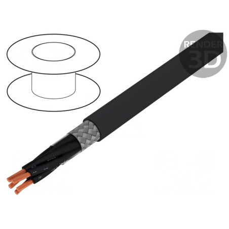 Cablu ÖLFLEX CLASSIC 115 CY BK 5x1mm2 PVC Negru 300/500V | Electronic-mag.ro | Componente Electronice