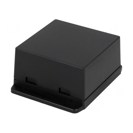 Carcasă Universală ABS Neagră 80,6x80x43,5mm | Electronic-mag.ro | Componente Electronice