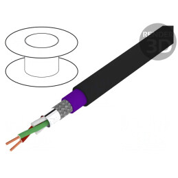 Cablu PROFIBUS 1x2x22AWG pentru montare în pământ | Electronic-mag.ro | Componente Electronice