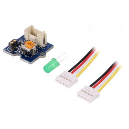 Modul LED Verde 5mm Grove Interface | Electronic-mag.ro | Componente Electronice