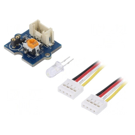 Modul LED Grove Interface Alb 3.3-5V | Electronic-mag.ro | Componente Electronice