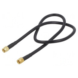 Cablu SMA 50Ω 0,5m Negru | Electronic-mag.ro | Componente Electronice