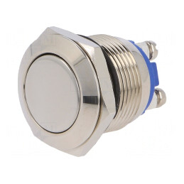 Comutator Anti-Vandalism SPST-NO 2A 36VDC IP65 Ø19mm | Electronic-mag.ro | Componente Electronice