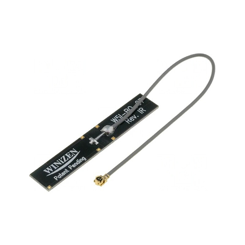 Antenă Bluetooth WLAN ZigBee 2.5dBi 48x8x1mm | Electronic-mag.ro | Componente Electronice