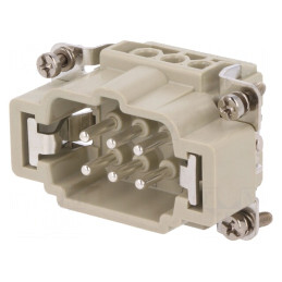 Conector HDC cu 6 Pinuri și 6 PE 16A | Electronic-mag.ro | Componente Electronice