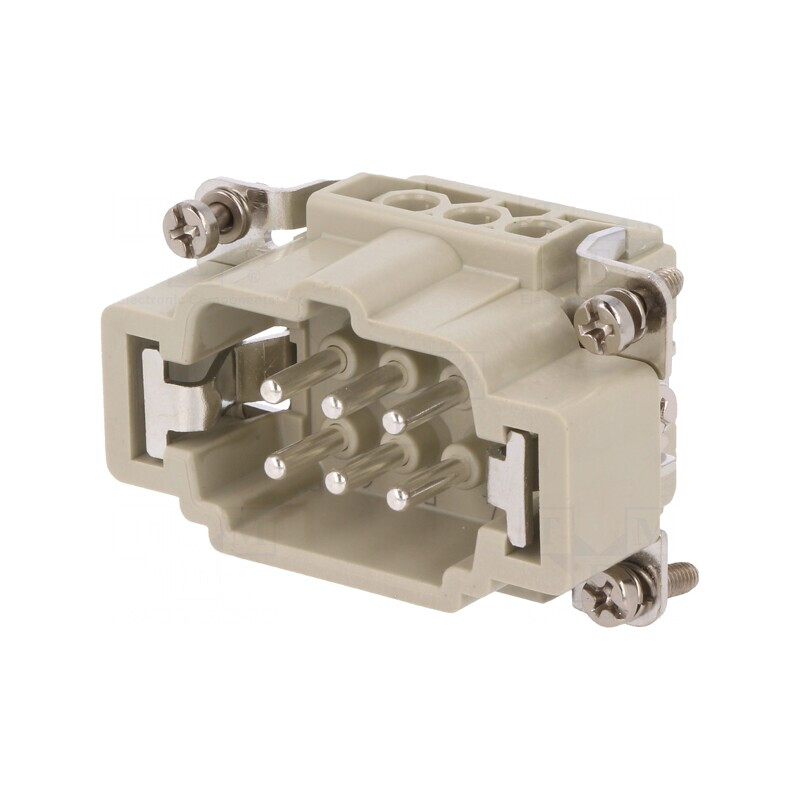 Conector HDC cu 6 Pinuri și 6 PE 16A | Electronic-mag.ro | Componente Electronice