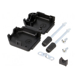 Carcasă pentru conectori D-Sub 9 pini și D-Sub HD 15 pini | Electronic-mag.ro | Componente Electronice