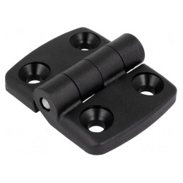 Balama Poliamidă Neagră 59mm x 48mm | Electronic-mag.ro | Componente Electronice
